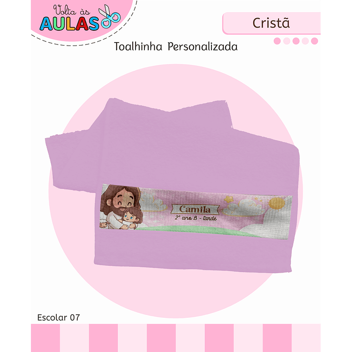 Encadernação Cristã Menina - Volta às Aulas Completo 6