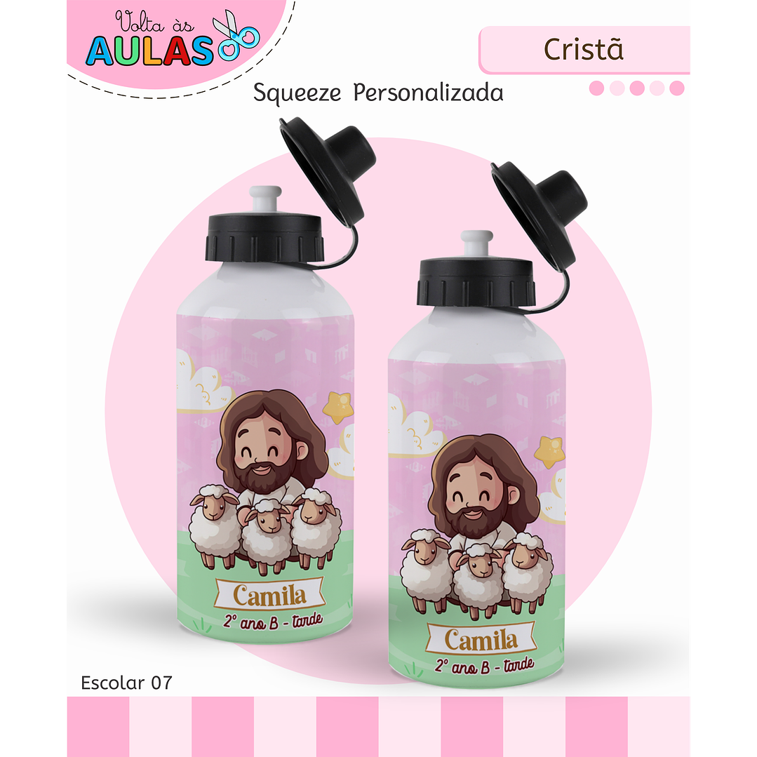 Encadernação Cristã Menina - Volta às Aulas Completo 9