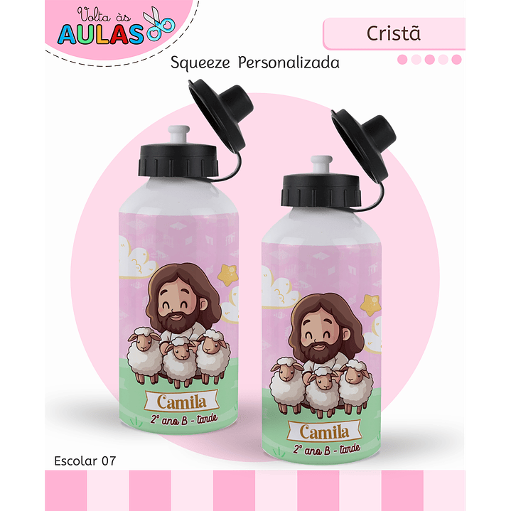 Encadernação Cristã Menina - Volta às Aulas Completo 9