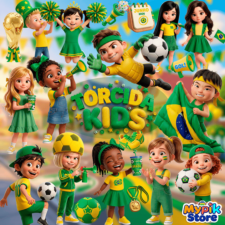 Kit Digital Copa do Mundo Infantil 1