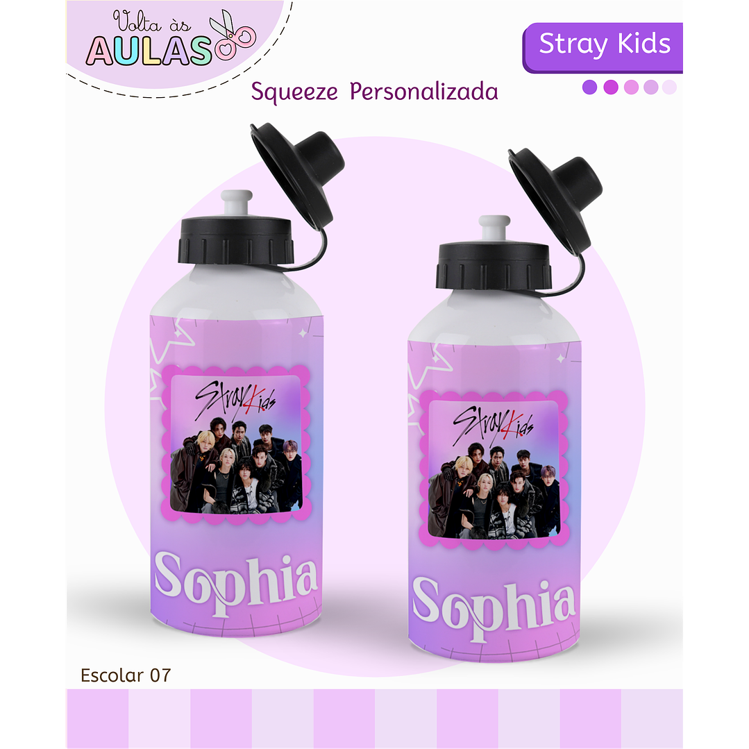 Kit Digital Encadernação Stray Kids - Volta às Aulas  9