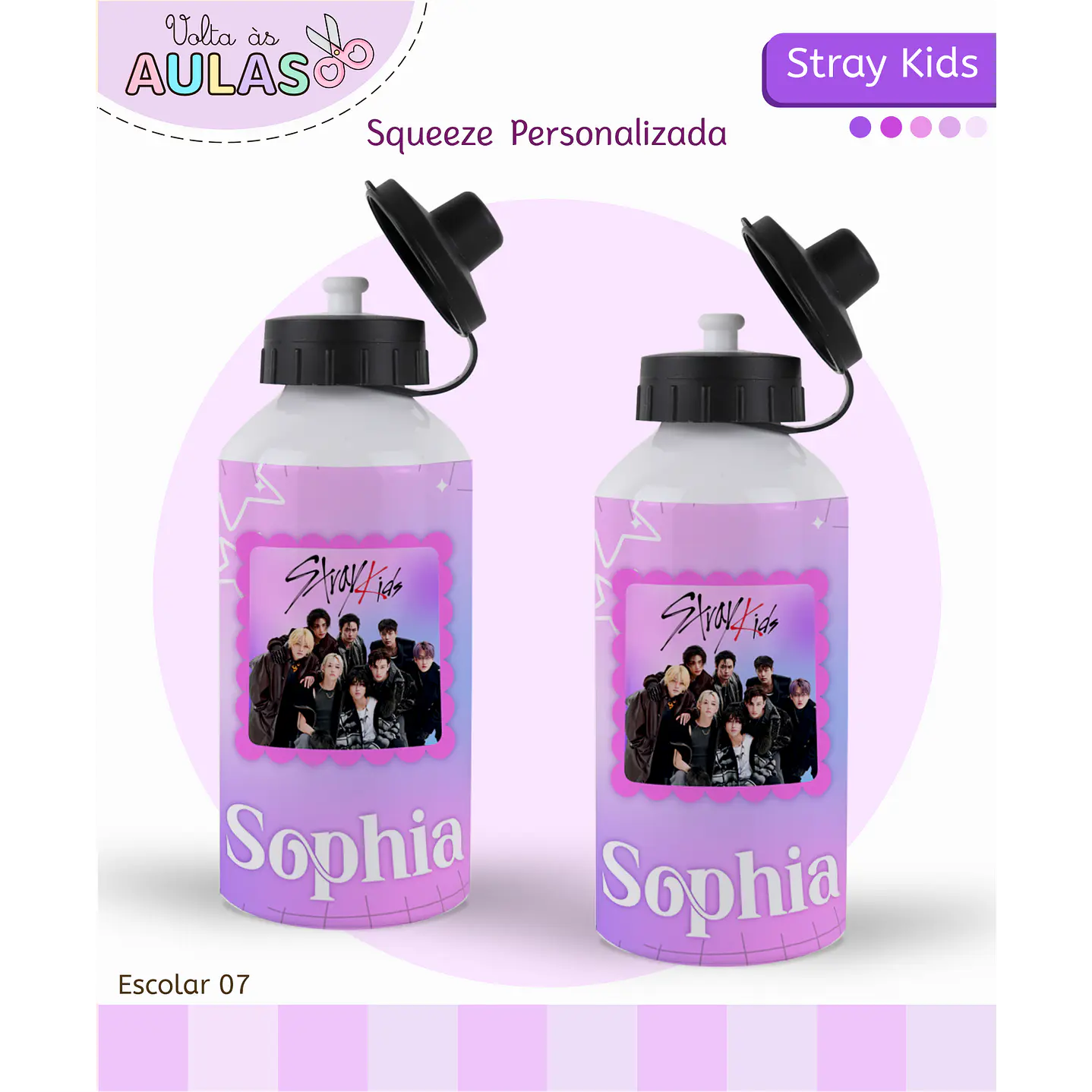 Kit Digital Encadernação Stray Kids - Volta às Aulas  9