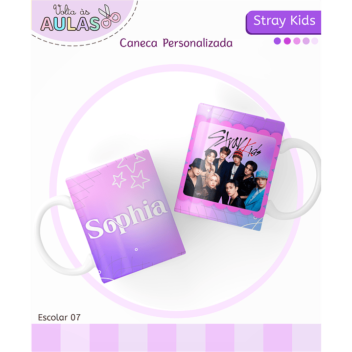 Kit Digital Encadernação Stray Kids - Volta às Aulas  10