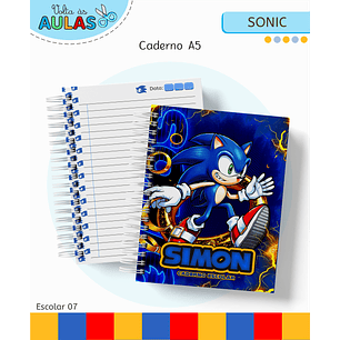 Kit Digital Encadernação Sonic - Volta às Aulas