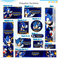 Kit Digital Encadernação Sonic - Volta às Aulas - Miniatura 2