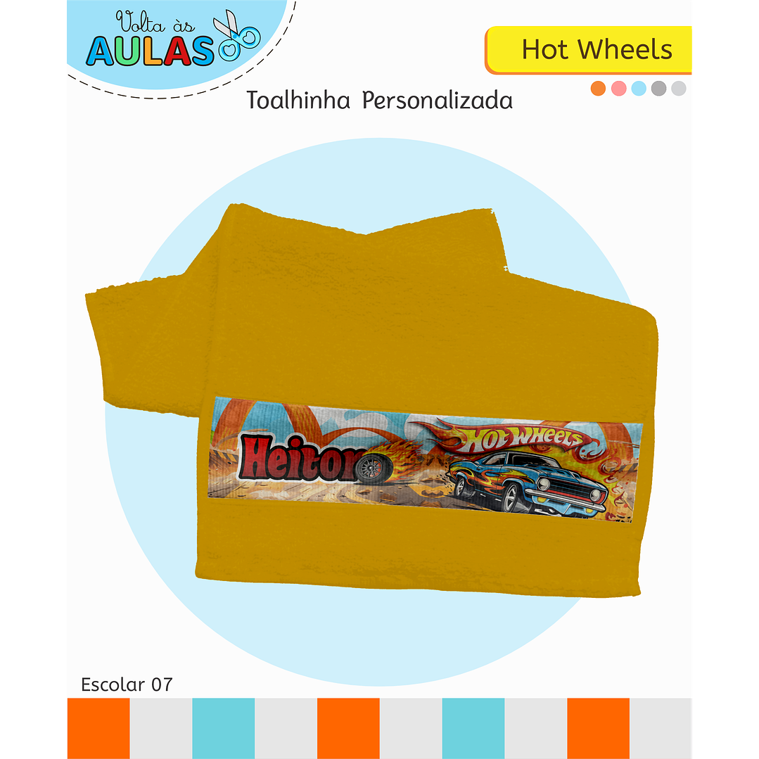 Kit Digital Encadernação Hot Wheels - Volta às Aulas 5