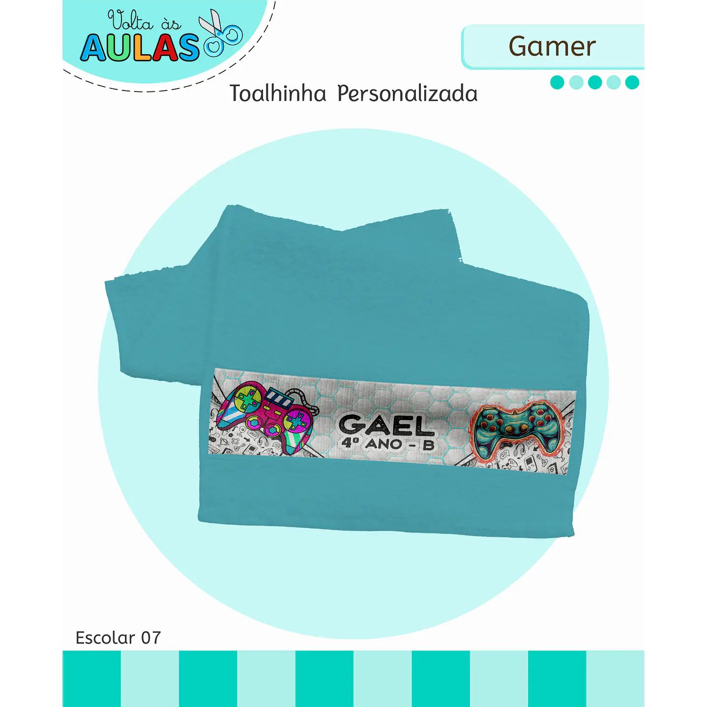 Kit Digital Encadernação e Etiquetas Gamer - Volta às Aulas 5