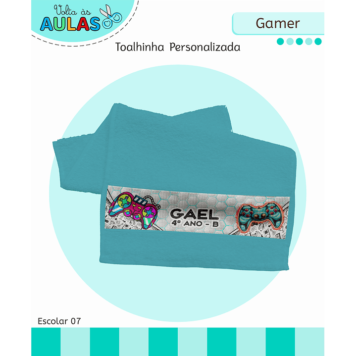 Kit Digital Encadernação e Etiquetas Gamer - Volta às Aulas 5