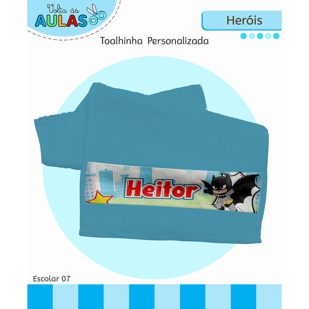 Kit Digital Encadernação e Etiquetas Super-Heróis - Volta às Aulas 8