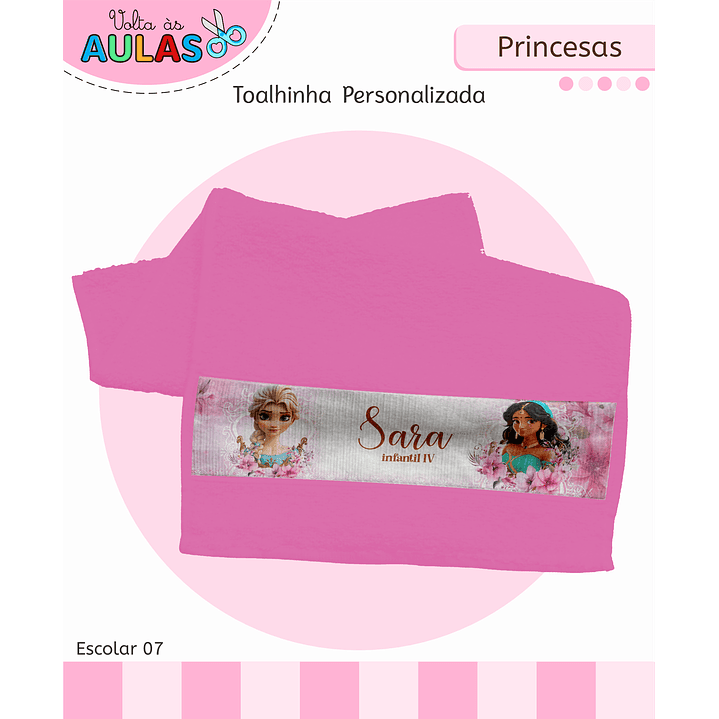 Kit Digital Encadernação Princesas – Volta às Aulas 6