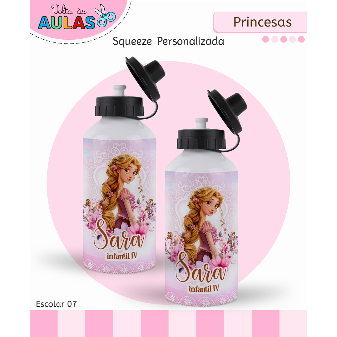 Kit Digital Encadernação Princesas – Volta às Aulas 7