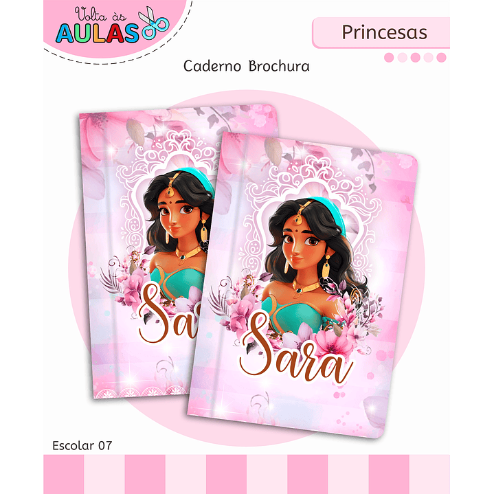 Kit Digital Encadernação Princesas – Volta às Aulas 13