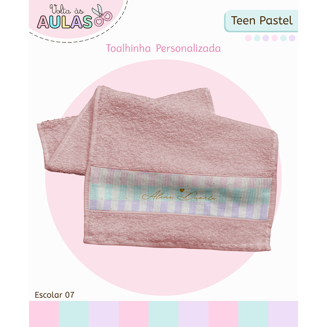 Kit Digital Encadernação Teen Pastel – Volta às Aulas 6