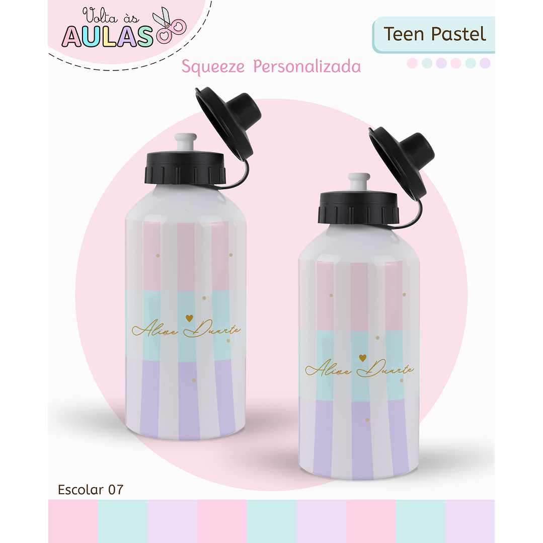 Kit Digital Encadernação Teen Pastel – Volta às Aulas 10