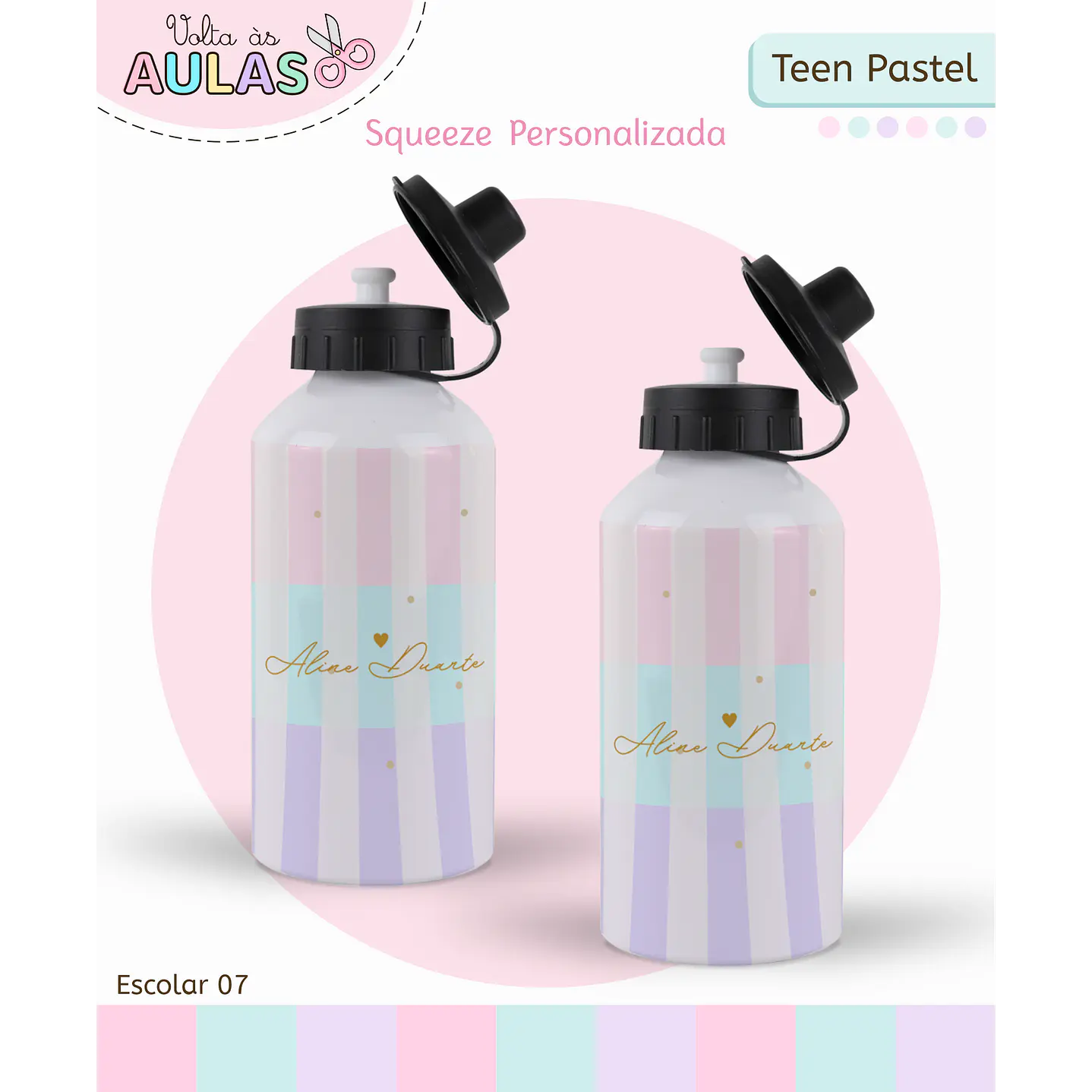 Kit Digital Encadernação Teen Pastel – Volta às Aulas 10