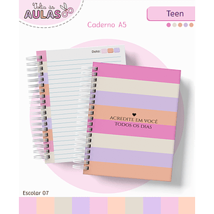 Kit Digital Encadernação Teen Frase – Volta às Aulas