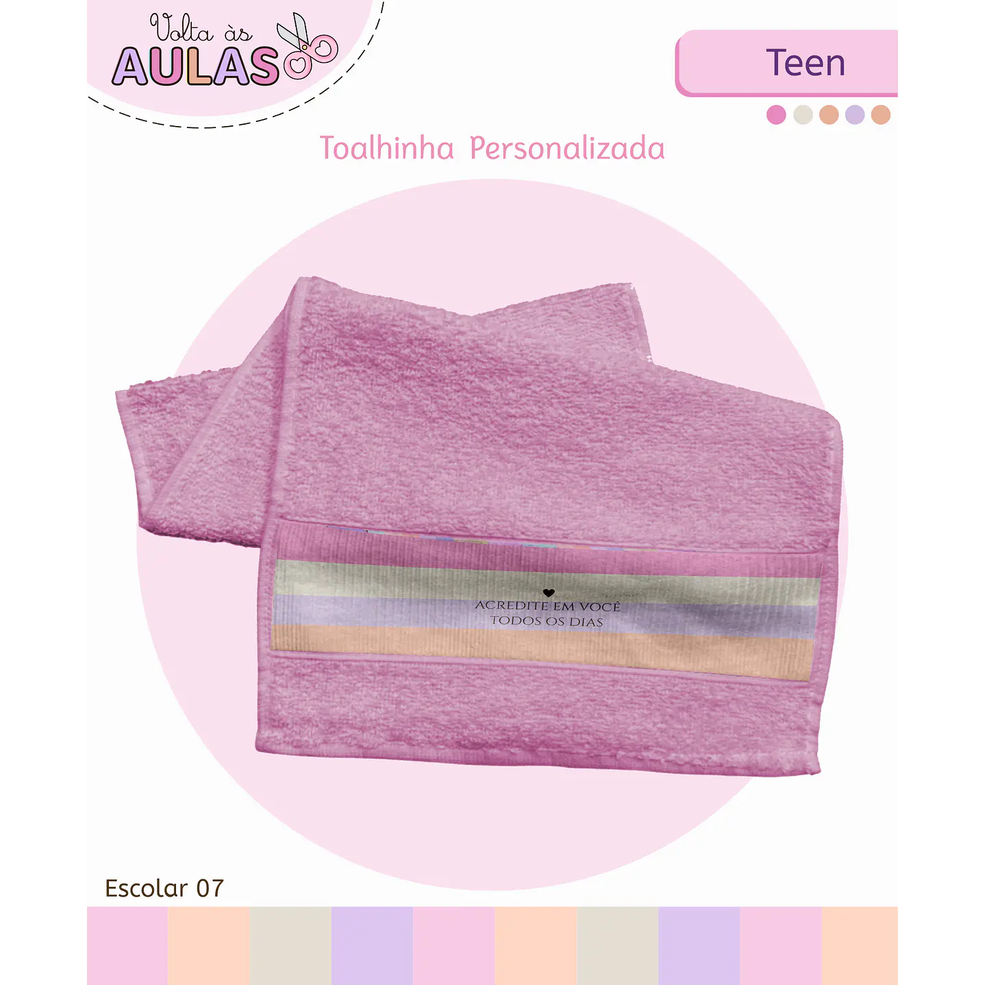 Kit Digital Encadernação Teen Frase – Volta às Aulas 6