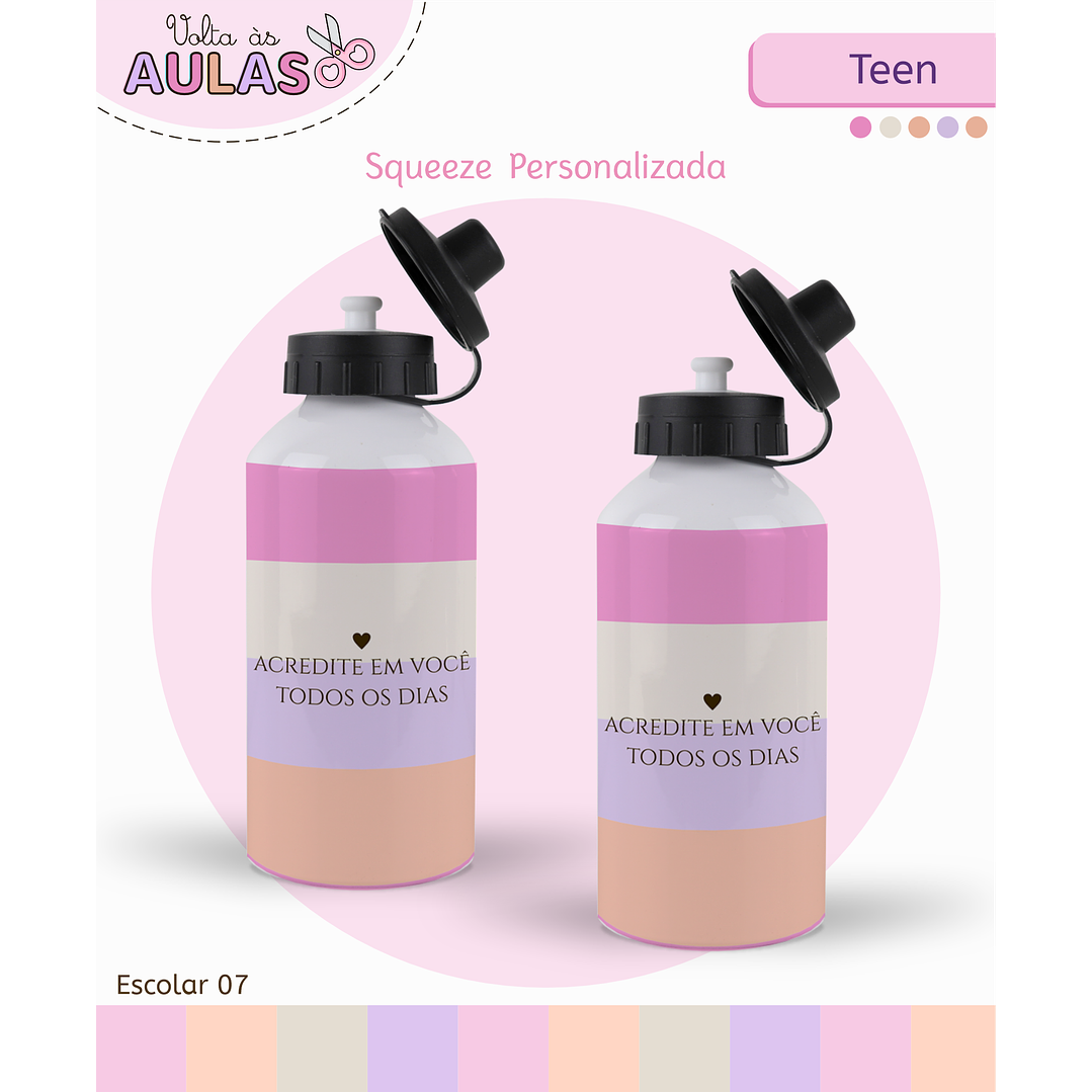 Kit Digital Encadernação Teen Frase – Volta às Aulas 7