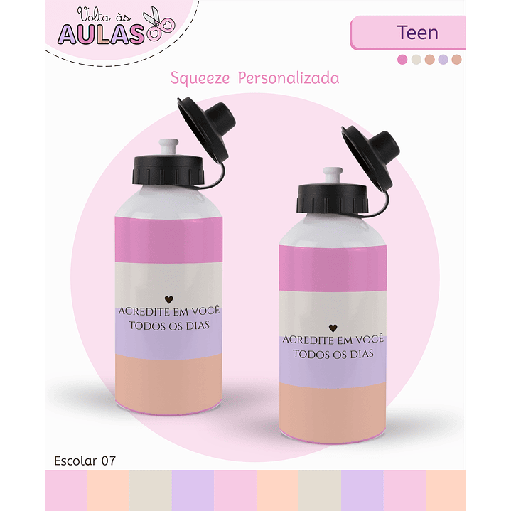 Kit Digital Encadernação Teen Frase – Volta às Aulas 7