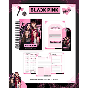 Kit Digital Encadernação Blackpink - Volta às Aulas Completo