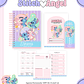 Kit Digital Encadernação Stitch e Angel - Volta às Aulas Completo - Thumbnail 2