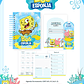 Kit Digital Encadernação Bob Esponja - Volta às Aulas Completo - Thumbnail 4