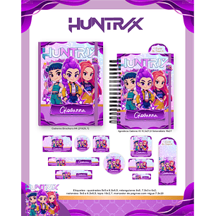 Kit Digital Encadernação Guerreiras do K-Pop - Volta às Aulas 