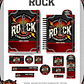 Kit Digital Encadernação Rock - Volta às Aulas Completo - Thumbnail 5