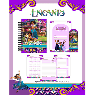 Kit Digital Encadernação Encanto  - Volta às Aulas Completo