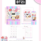Kit Digital Encadernação BT21 - Volta às Aulas Completo - Thumbnail 2