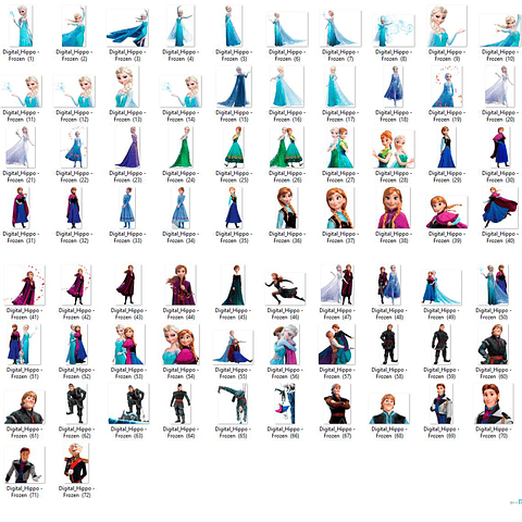 Kit digital congelado 2 - Cliparts