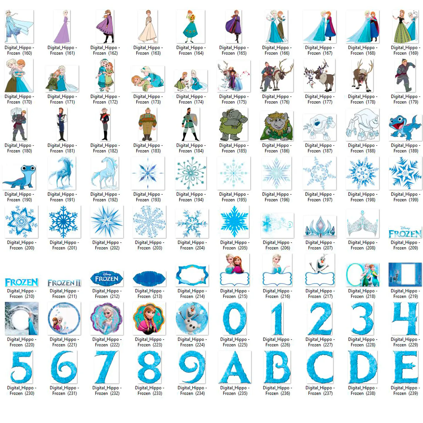 Kit digital congelado 2 - Cliparts 4