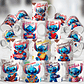 Pack Artes Canecas Stitch Páscoa Chocolate - 14 Artes PNG e CDR - Miniatura 1
