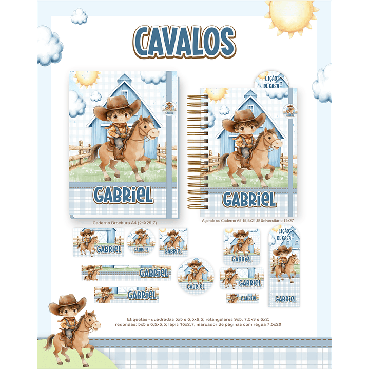 Encadernação Fazendeiro Menino Volta às Aulas para Imprimir 5