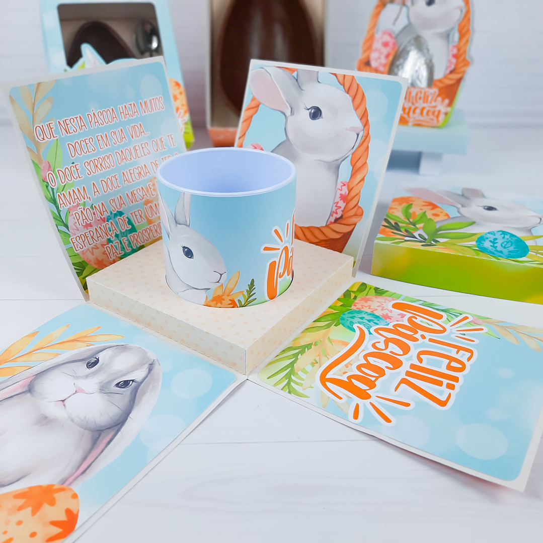 Arquivo de Corte Coelhinho Páscoa Silhouette e PDF 5