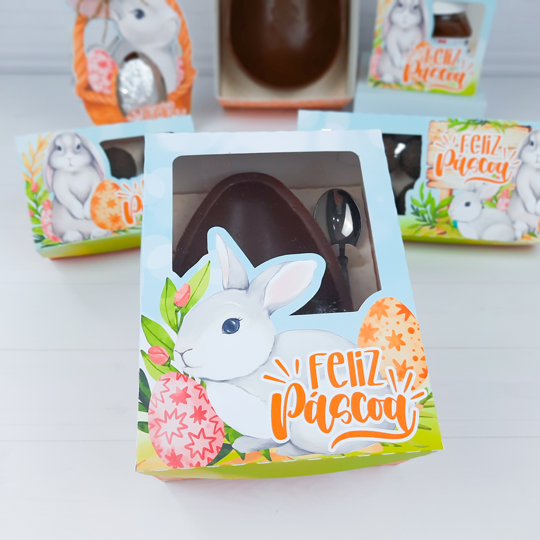 Arquivo de Corte Coelhinho Páscoa Silhouette e PDF 8