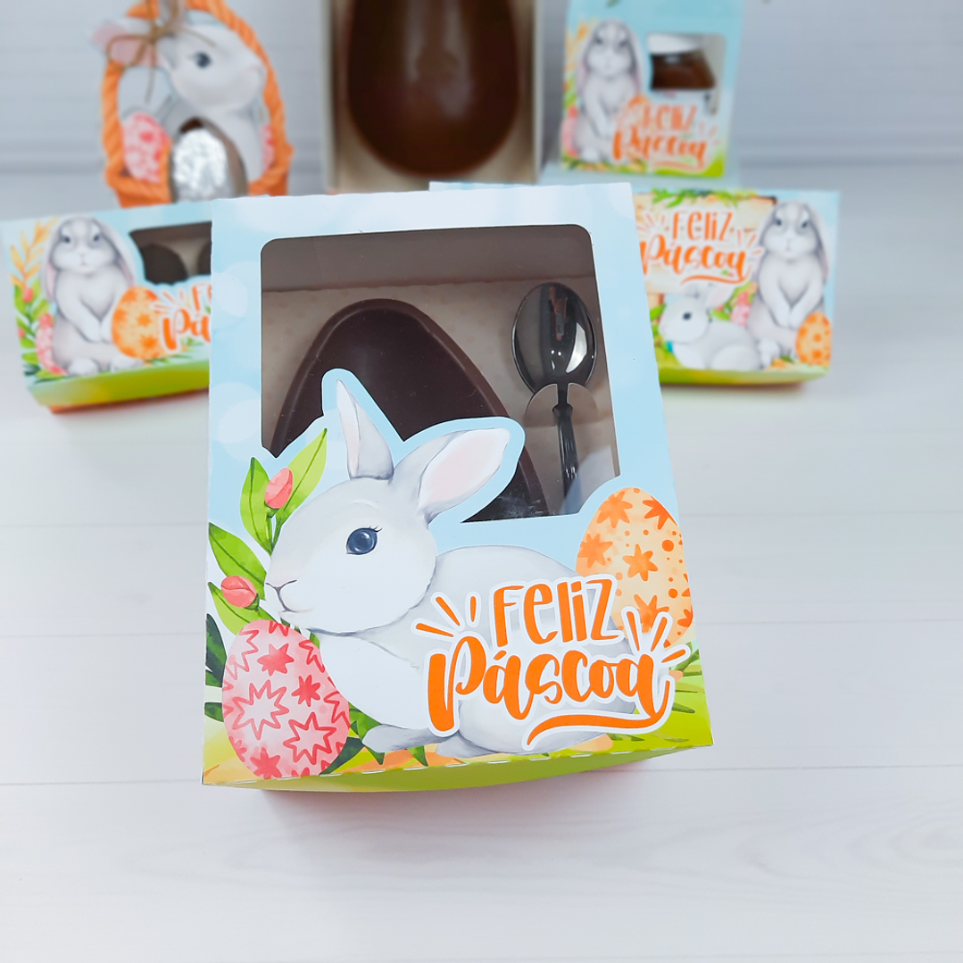 Arquivo de Corte Coelhinho Páscoa Silhouette e PDF 12