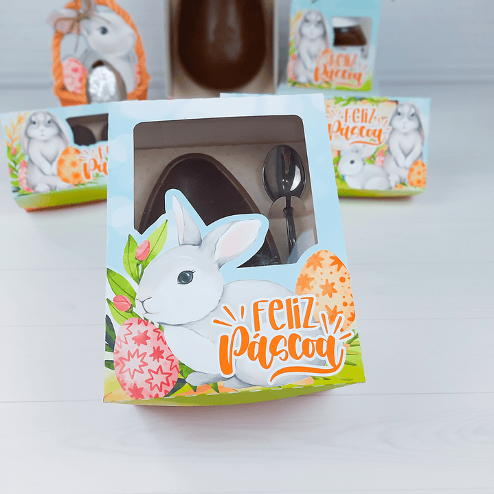 Arquivo de Corte Coelhinho Páscoa Silhouette e PDF 12