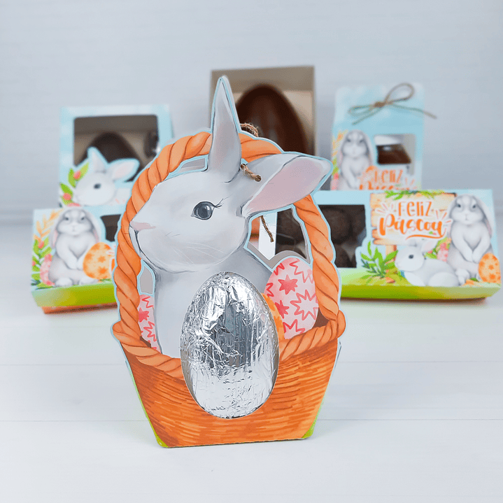 Arquivo de Corte Coelhinho Páscoa Silhouette e PDF 19