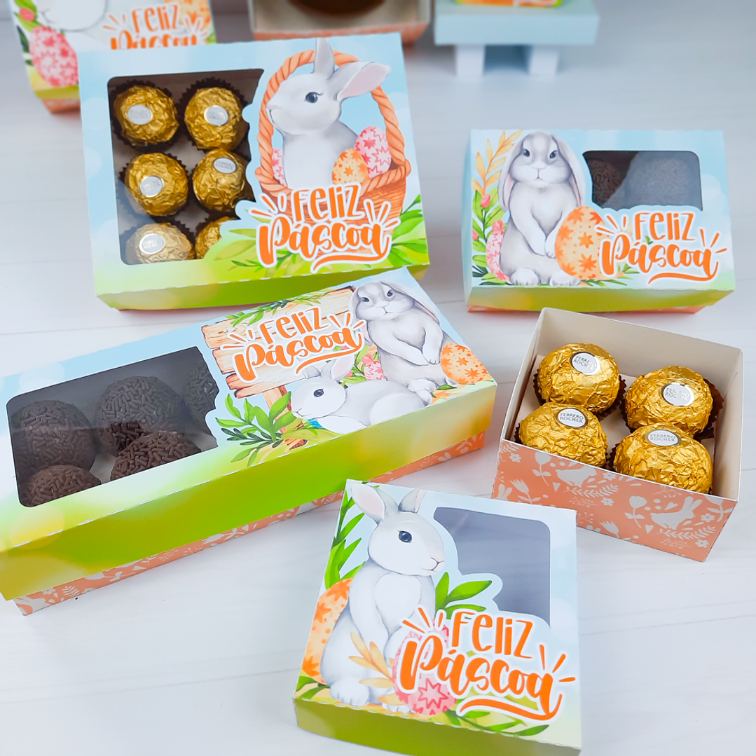 Arquivo de Corte Coelhinho Páscoa Silhouette e PDF 50