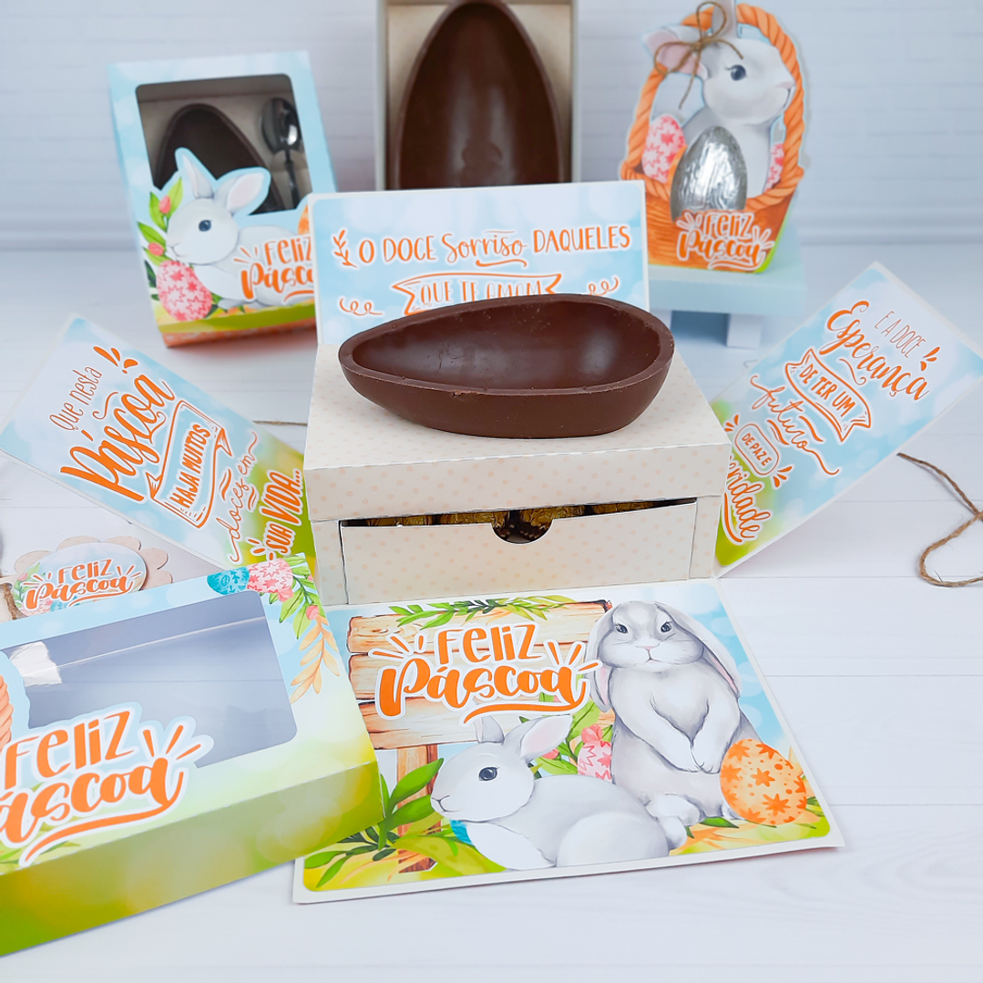 Arquivo de Corte Coelhinho Páscoa Silhouette e PDF 53