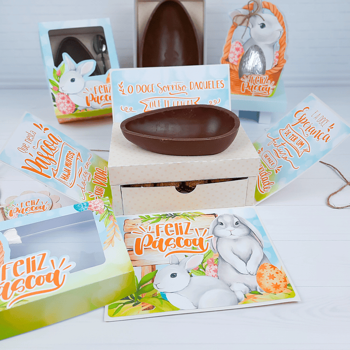 Arquivo de Corte Coelhinho Páscoa Silhouette e PDF 53