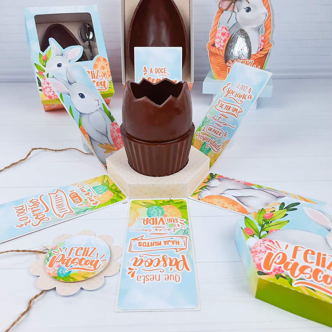 Arquivo de Corte Coelhinho Páscoa Silhouette e PDF 63