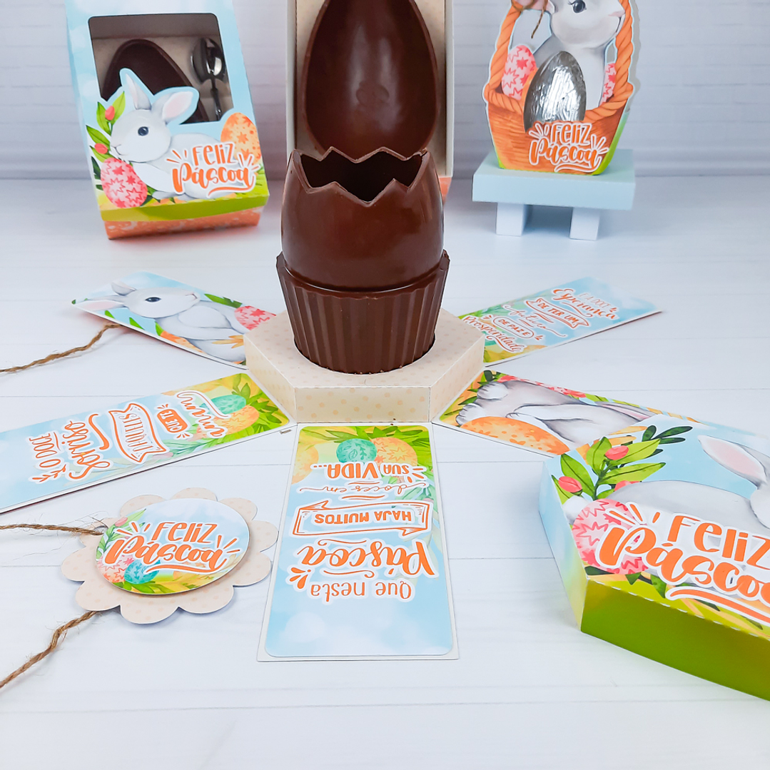 Arquivo de Corte Coelhinho Páscoa Silhouette e PDF 64