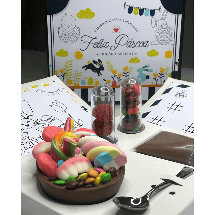 Arquivo de Corte Caixa Explosão Páscoa 8 Temas Infantis Silhouette 6