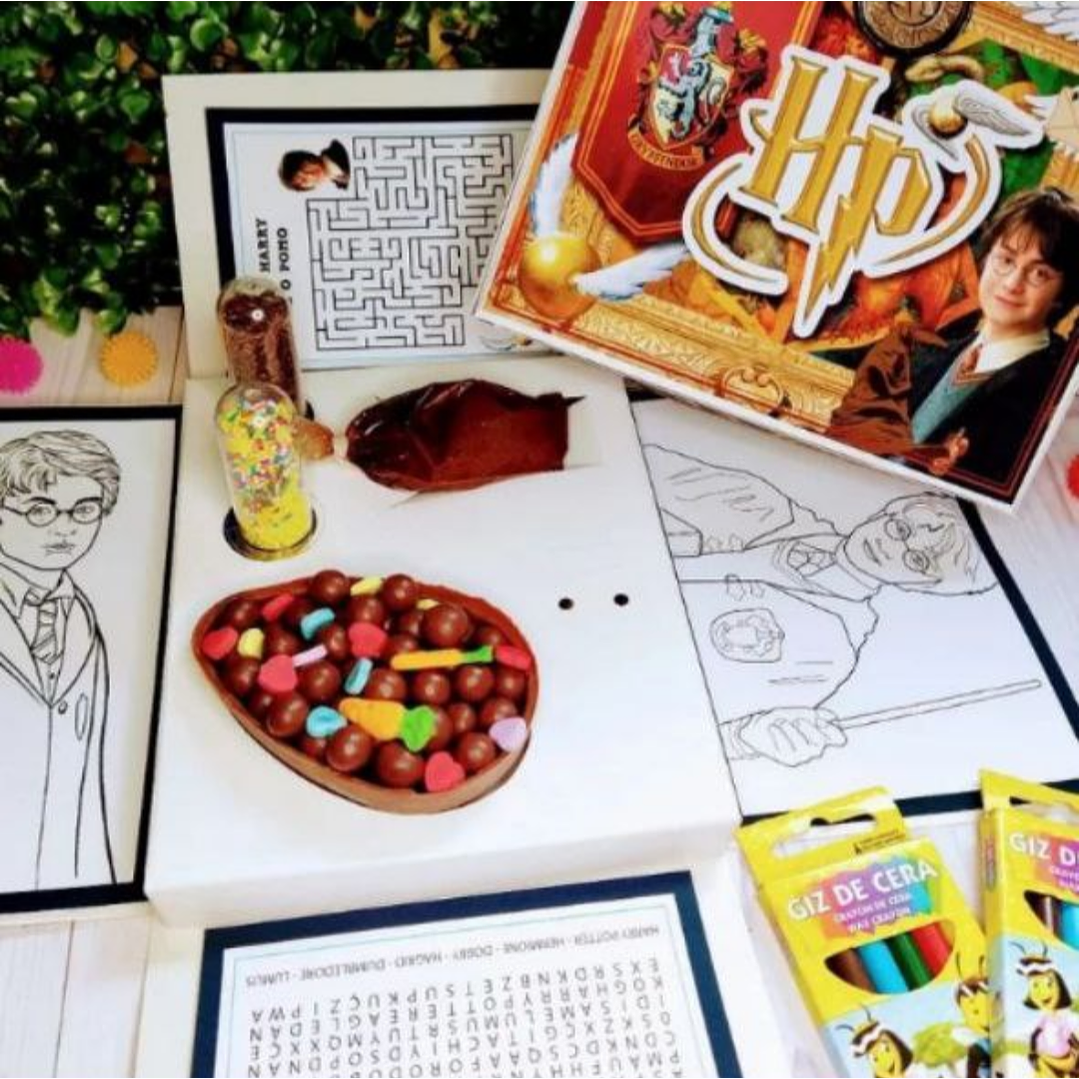 Arquivo de Corte Caixa Explosão Páscoa 8 Temas Infantis Silhouette 7