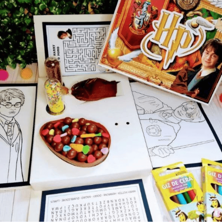 Arquivo de Corte Caixa Explosão Páscoa 8 Temas Infantis Silhouette 7