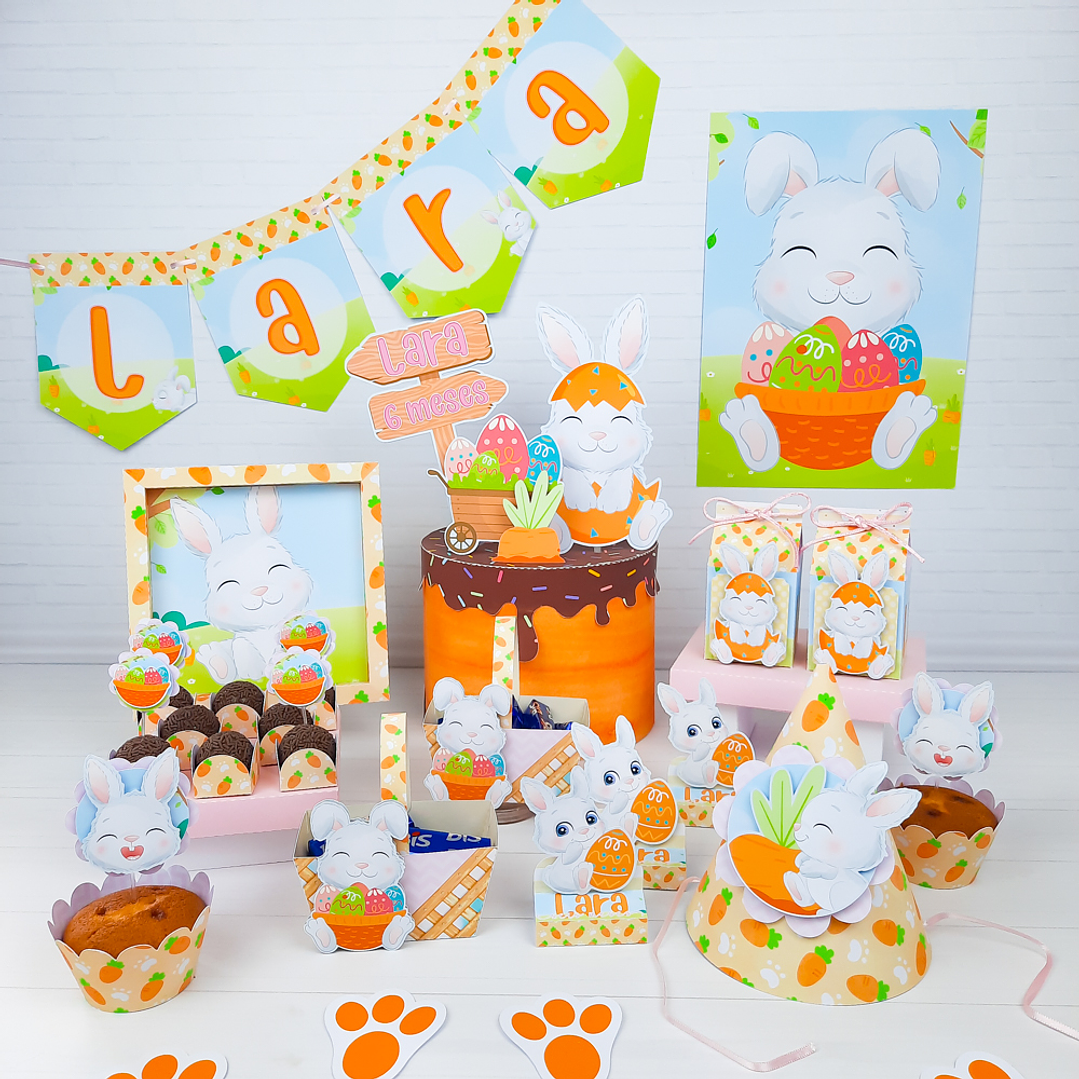 Arquivo de Corte Páscoa Coelhinho Menina  1