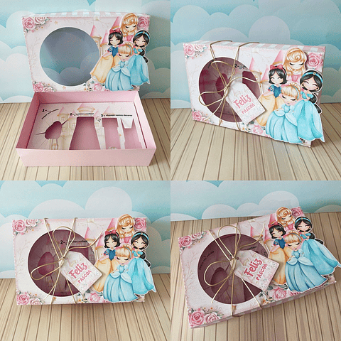 Combo Caixas Mini Confeiteiros Menina  - Arquivo de Corte Páscoa