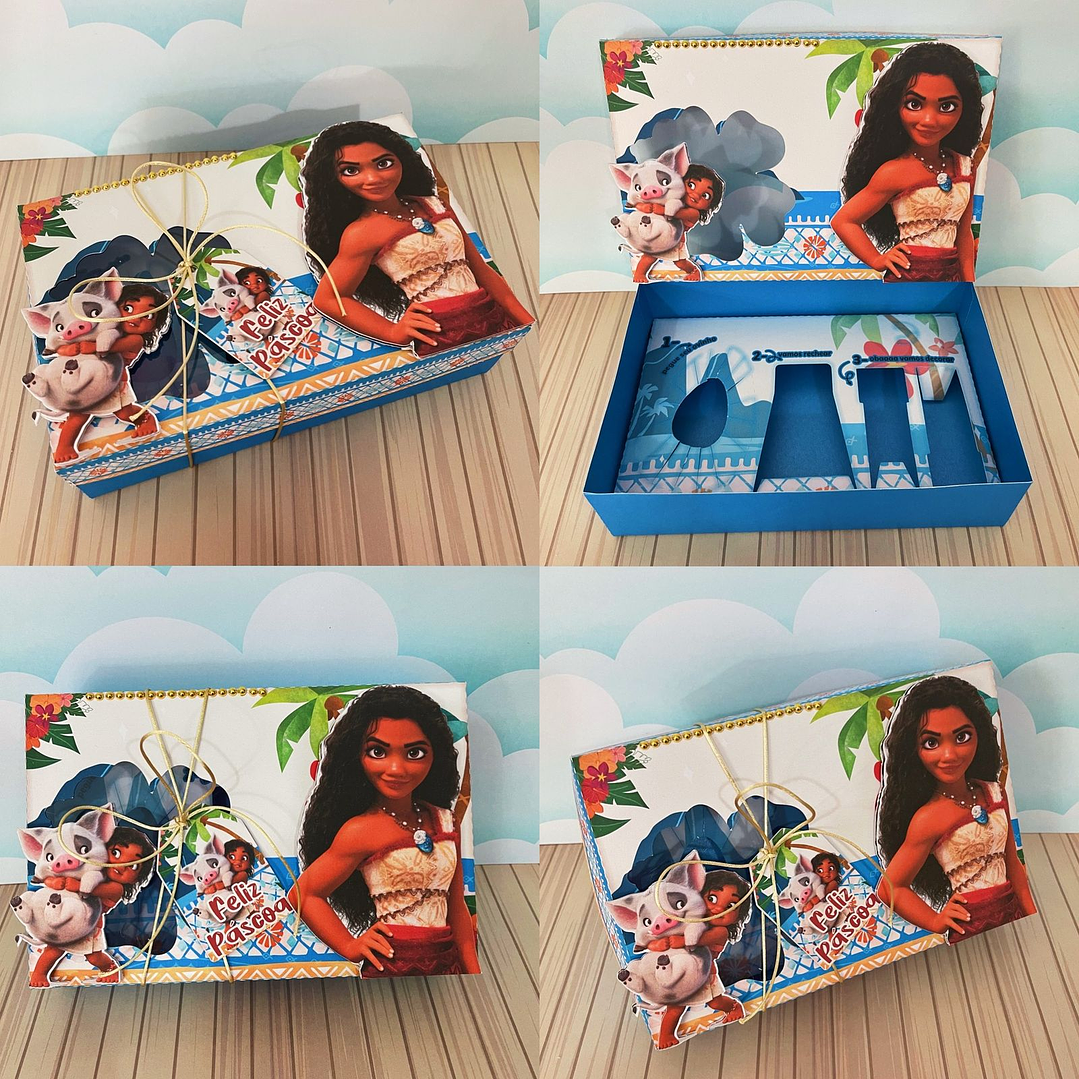 Combo Caixas Mini Confeiteiros Menina  - Arquivo de Corte Páscoa 13